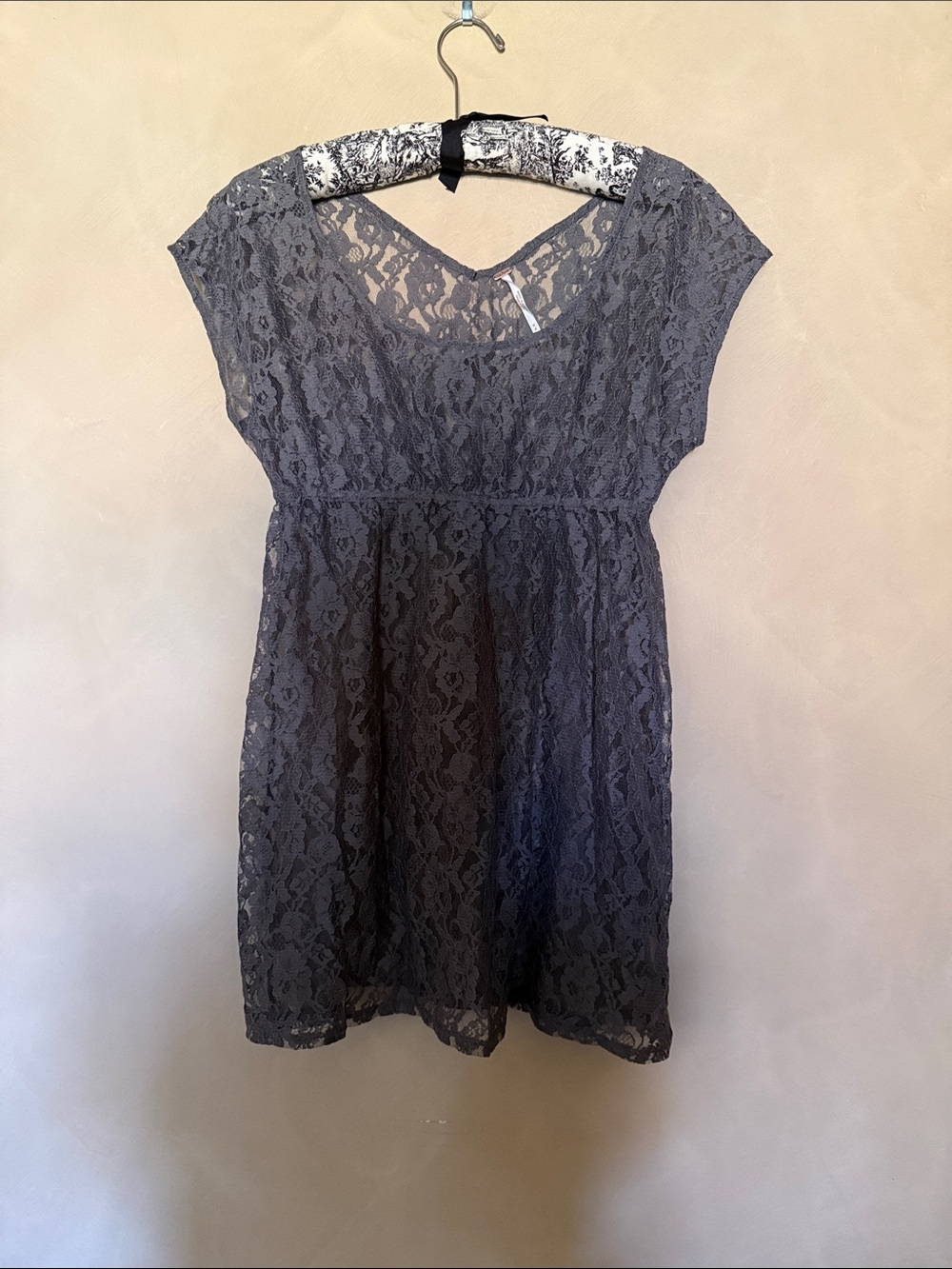 Free people lace babydoll tunic top